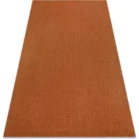 Rugsx Matta FLAT 48663/120 SISAL - terracotta PLAIN 120x170 cm