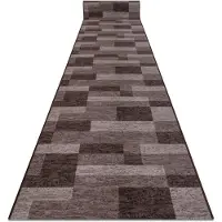 Rugsx Löpare anti-halk ICONA gum brun 67cm 67x500 cm