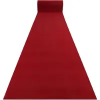 Rugsx Löpare anti-halk RUMBA 1974 Bröllop tuggummi enfärgad rödvin, röd 60cm 60x770 cm