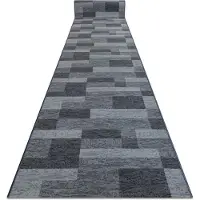 Rugsx Löpare anti-halk ICONA gum grå 80cm 80x130 cm