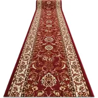 Rugsx Löpare BCF MORAD Klasyk Klassisk rödvin 80 cm 80x230 cm