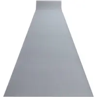 Rugsx Löpare anti-halk RUMBA tuggummi enfärgad grå 60 cm 60x360 cm
