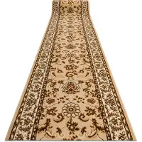 Rugsx Löpare BCF MORAD Klasyk Klassisk beige 70 cm 70x350 cm