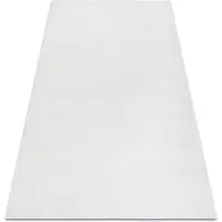 Rugsx Matta CASABLANCA PLUS kräm Enfärgad, ögla 150x200 cm