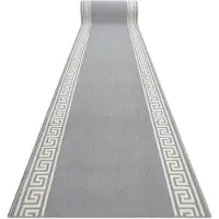 Rugsx Löpare BCF MORAD Grek grekisk grå 90 cm 90x500 cm
