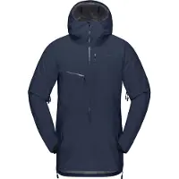 Norrøna - Skidjackor - Lofoten Gore-Tex Pro Anorak M'S Indigo Night för Unisex - Storlek S - Marinblå