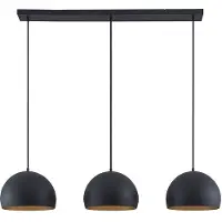 LINDBY Taklampa , Tarjei, dimbara, Svart, Vardagsrum, Metall, Modern