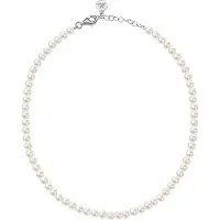 Morellato Essential Pärla 925 Silver Halsband SANH01 För Kvinnor vit