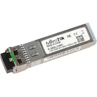 Mikrotik S-55DLC80D - SFP-sändar/mottagarmodul (mini-GBIC) - SFP (mini-GBIC) / LC enkelläge - upp till 80 km - 1550 nm