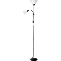 Brilliant Spari Golvbelysning LED E27 60 W Svart, Vit