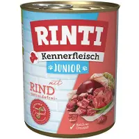 Rinti Kennerfleisch Junior 6x400g med kyckling för valpar