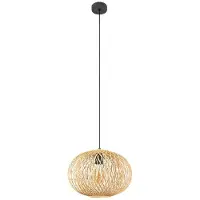 LINDBY Taklampa , Solvira, dimbara, Trä, Vardagsrum, Bambu, Boho