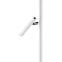 HELL LED golvlampa Streak, dimbar, Vitt / opal, Vardagsrum / matsal, Metall, Modern, LED-golvlampa
