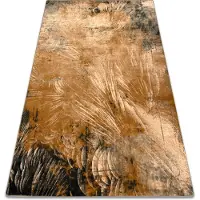 Rugsx Ullmatta OMEGA Abu abstraktion camel 200x300 cm
