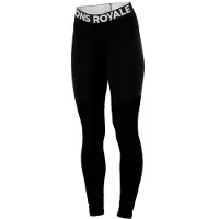 Mons Royale Cascade Merino Flex Legging - Termiska Strumpbyxor i merinoull - Dam Black XL