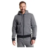 FASTWAY T-2208 motorcykel herr Hoodie Grå/Svart 60 Herrar