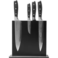 Charlotte Tilbury Eden Classic Damast 2030-S09, 5-piece knife set with magnetic knife block