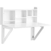 SoBuy Klaffbord 90x60 cm Vit
