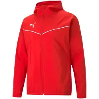 Puma Träningsjacka 'Teamrise' röd / vit