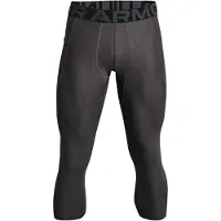 Under Armour Herr Armour HeatGear 3/4 Leggings, Carbon Heather (090)/Svart, Large