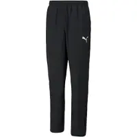 Puma Sportbyxa 'Team Rise' svart / vit
