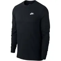 Nike T-shirt 'Club' svart / vit