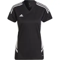 Adidas Condivo 22 Tränings T-Shirt - Svart/Vit Dam, storlek Medium