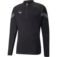 Puma Träningströja teamFINAL 1/4 Blixtlås - Svart, storlek X-Large
