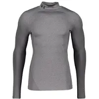 Under Armour Herr ColdGear Armour Kompression Mock, Charcoal Light Heather (020)/Svart, Small