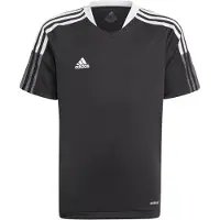 Adidas Tränings T-Shirt Tiro 21 - Svart/Vit Barn, storlek 140 cm