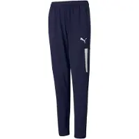 Puma Sportbyxa 'TeamLIGA Pro' mörkblå / vit