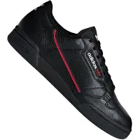 Adidas Originals Låg sneaker 'Continental 80' röd / svart / vit