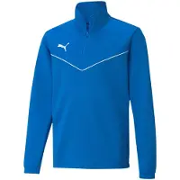 Puma Sport sweatshirt 'TeamRise' blå / vit