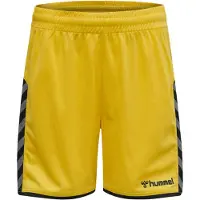 Hummel Shorts Authentic Poly - Gul/svart Barn, storlek 140 cm