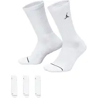 Jordan 3-Pack Strumpor, vit