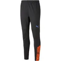 Puma Träningsbyxor IndividualCUP - Svart/Orange, storlek Medium
