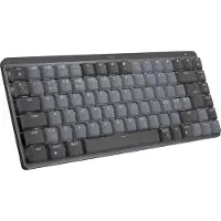 Logitech MX Mechanical Mini Minimalist Wireless Illuminated Performance Keyboard Graphite - Linear - ND - Tangentbord - Nordisk - Svart