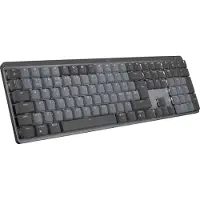Logitech MX Mechanical tangentbord Trådlös RF + Bluetooth QWERTY Dansk, Finsk, Norsk, Svensk grafit, Grå