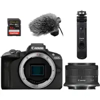 Canon EOS R50 systemkamera + 18-45 mm objektiv Vloggerskit