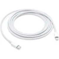 Apple Laddningskabel 2m | Lightning till USB-C | vit | original