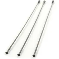 Zipp Cx-ray Straight Pull External 3 Units Spokes Svart 226 mm