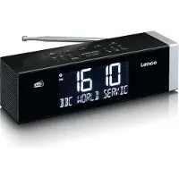 Lenco DAB+ FM-klockradio med Bluetooth