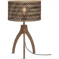 Good Bordslampa Java, Ljust trä, Vardagsrum / matsal, Bambu, Bordslampa