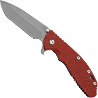 Rick Hinderer Knives Rick Hinderer XM-24 4.0, S45VN, Spanto Battle Blue, Red G10, pocket knife
