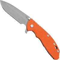 Rick Hinderer Knives Rick Hinderer XM-24 4.0, S45VN Spanto Battle Blue, Orange G10, pocket knife