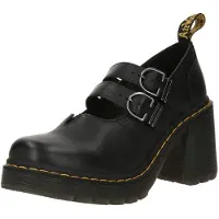 Dr. Martens Pumps med hög framdel 'Eviee' guldgul / svart
