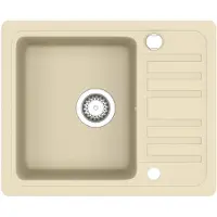 vidaXL Diskho granit enkel beige