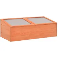 vidaXL Växthus trä 100x50x34 cm