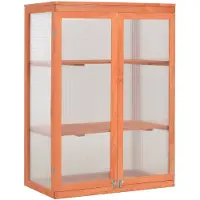 vidaXL Träväxthus 75x47x109 cm 170646