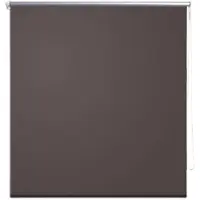 vidaXL Rullgardin mörkläggning 164,4x230 cm Tygbredd 160 cm kaffe